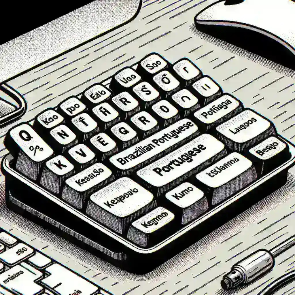 Teclados compactos 60% com layout em português brasileiro disponíveis no mercado